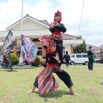 Penampilan Pencak Silat Pagar Nusa Alyaa dan Jihan di Bandongan Kabupaten Magelang